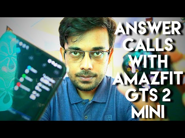 Answer calls with your #Amazfit Gts 2 Mini