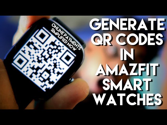 How To Generate QR Code in Amazfit Gts 2 Mini
