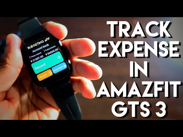 Track-Expense-in-Amazfit-Gts-3-Smart-Watch