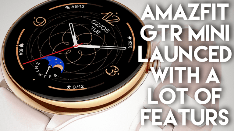 Amazfit Gtr Mini Launched in India at an affordable price recently.