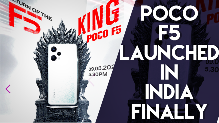 Poco F5 5G Launched In India with Amazing Specs