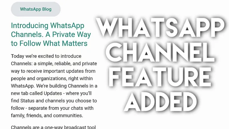 Whatsapp Introduced Channel Feature to broadcast messages across the platform