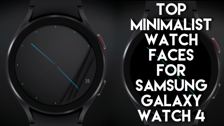 Top Free Minimalist Watch Faces to Download in Samsung Galaxy Watch 4.