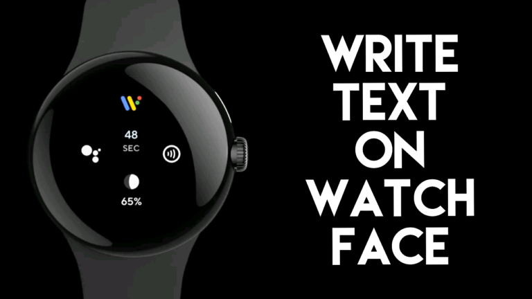Set Your Own Text as Aod on Samsung Galaxy Watch 4.