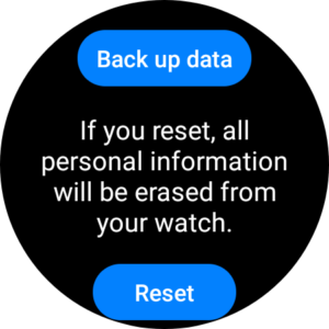 Back Up Data in Samsung Galaxy Watch 4