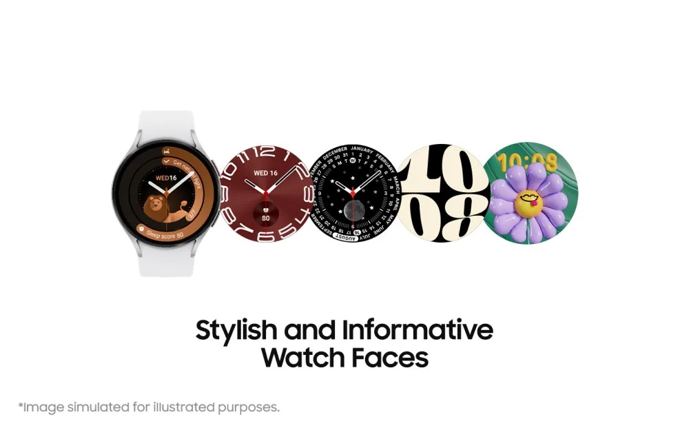 Informative watch faces for samsung galaxy watch 4