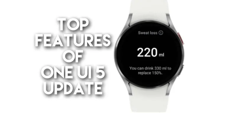 Top Features of One UI 5 Update for Samsung Galaxy Watch 4